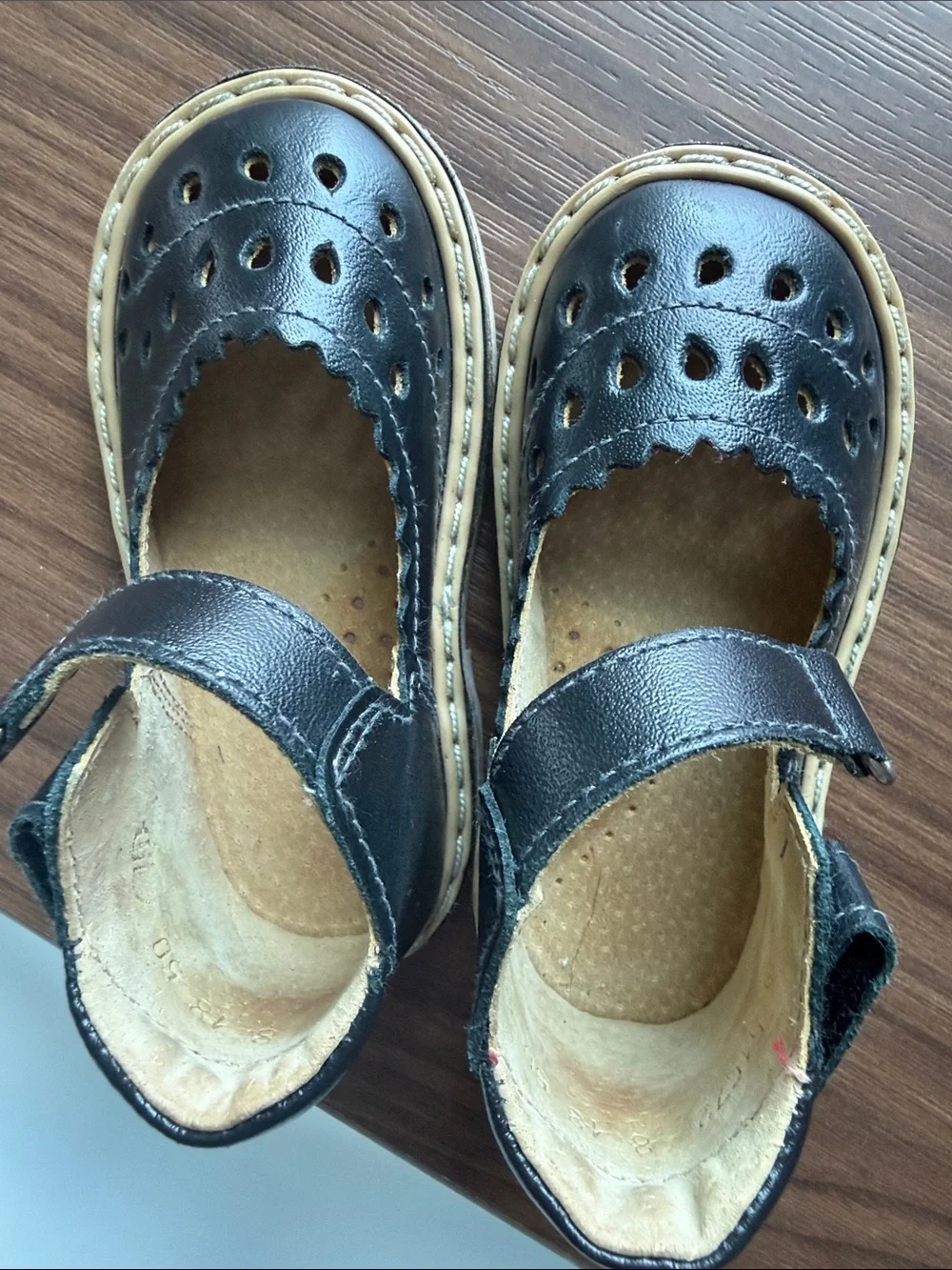 Black Mary Jane Shoes with Ankle Strap